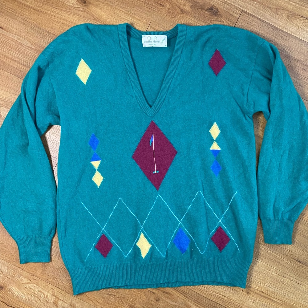Vintage Wool Golf Sweater
